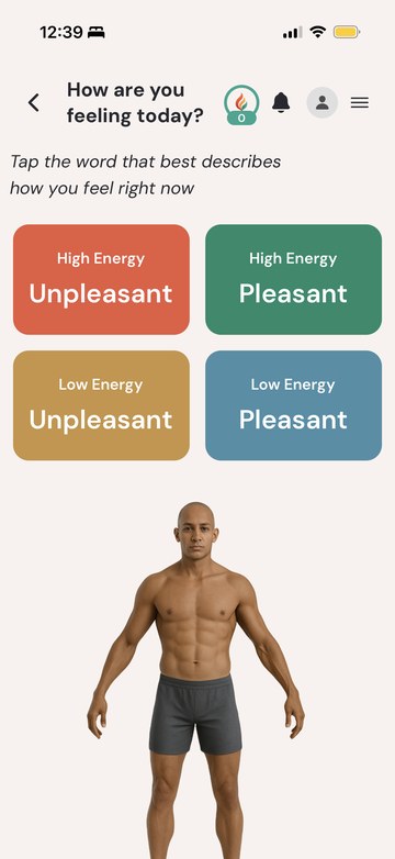 Thymos Health app screen